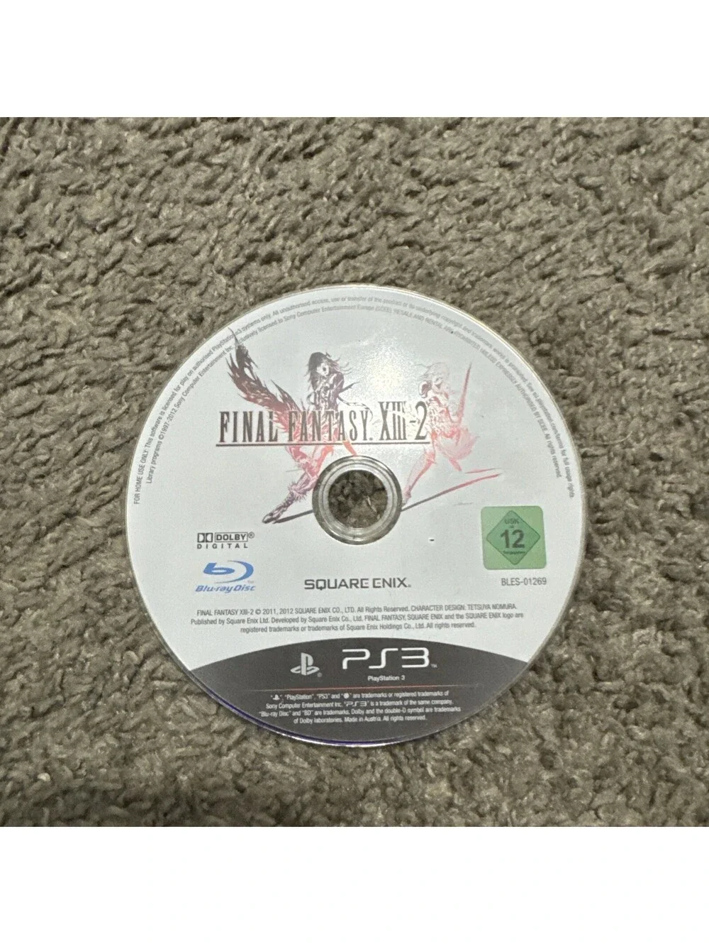 Final Fantasy XIII-2 (Sony PlayStation 3) Disc Only
